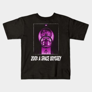 Kubrick's Odyssey 2001 Space Movie Graphic Tee Collection Kids T-Shirt